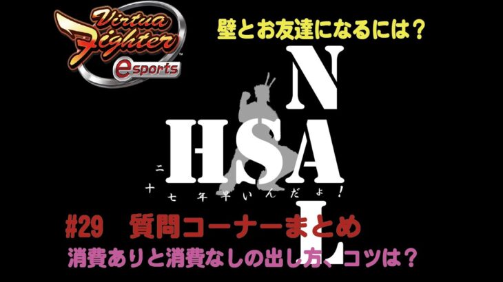 【VFes/VF5US】#29　 質問まとめ【バーチャファイターeスポーツ】