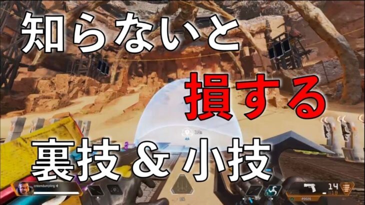 知らないと損する　裏技、小技集紹介【Apex Legends】