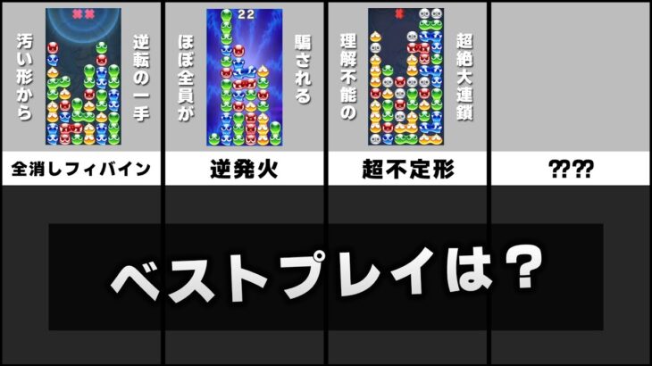 2021年度ぷよぷよベストプレイランキング｜ぷよぷよeスポーツ 対戦