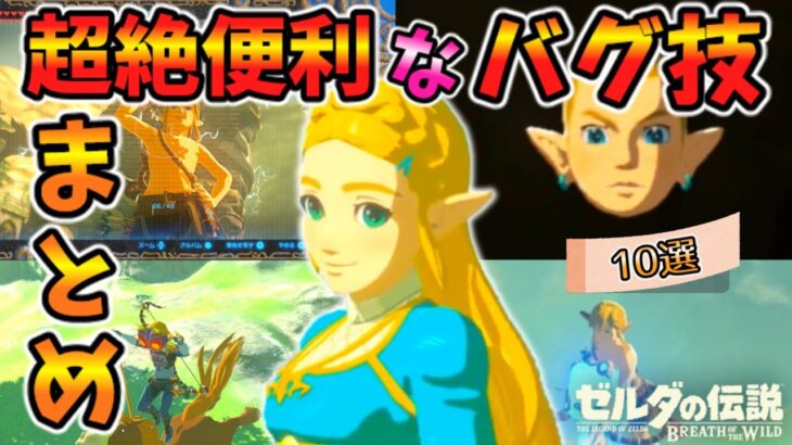 ブレワイの超絶便利なバグ技10選【ブレワイ BotW】裏技 バグ 検証 ゆっくり実況 glitch