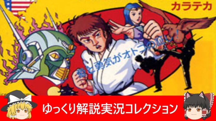 ゆっくり解説実況コレクション＃８２ファミコン『カラテカ（ソフトプロ）』【クソゲー】【裏技収録】【レトロゲーム】【Nintendo】【NES】【Famicom】