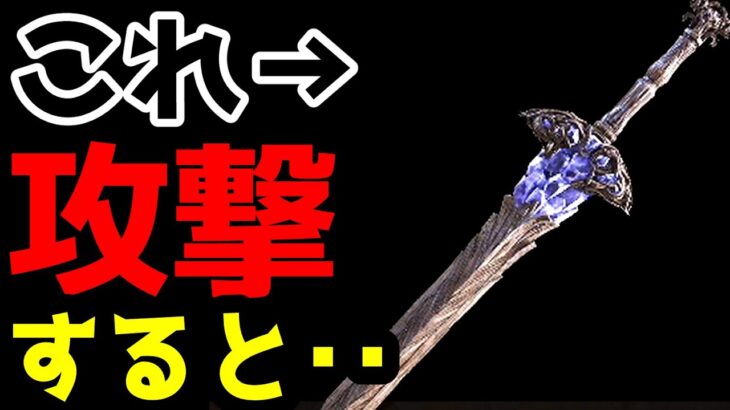 【エルデンリング】この武器で攻撃すると・・・【小ネタ・裏技・検証・考察】