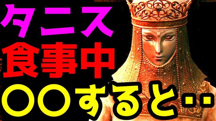 【エルデンリング】タニスの食事中に〇〇すると・・・【裏技・攻略・検証・小ネタ】