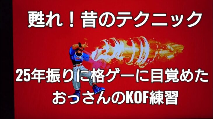 eスポーツに憧れて25年振りにKOFをするおっさんの練習風景【THE KING OF FIGHTERS 2002】キング・オブ・ファイターズ