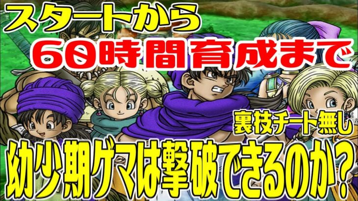 【DQ5】負けイベント幼少期ゲマは裏技チート無しで撃破できるのか？#1 スタートしてラインハットへ そこから60時間以上育成まで【ドラゴンクエストV 天空の花嫁 PS2版】DRAGON QUEST V