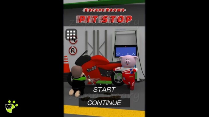 Pit Stop Escape Game 脱出ゲーム 攻略 Full Walkthrough (Nakayubi)