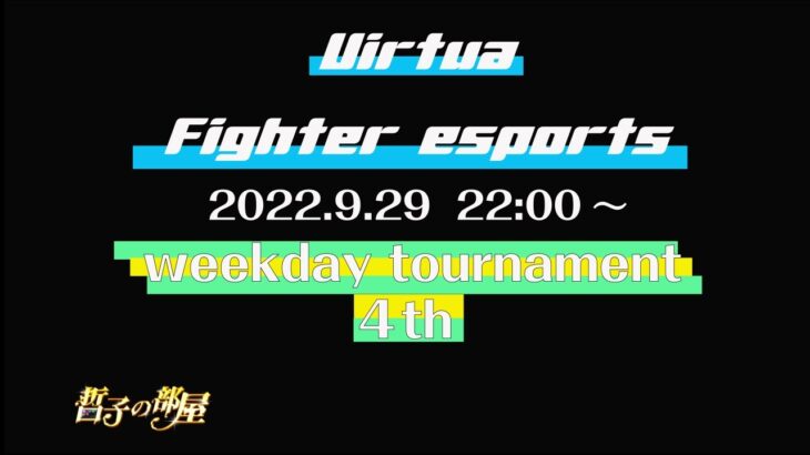 【VFes/VF5US】ウィークデイトーナメント 4th 大会配信【バーチャファイターeスポーツ】