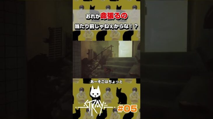 頼むから締め出さないで #shorts #ゲーム実況 #ps4 #stray #猫