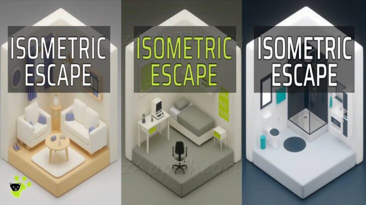 Isometric Escape [Updated] (Isotronic CrazyGames) Escape Game Full Walkthrough 脱出ゲーム 攻略
