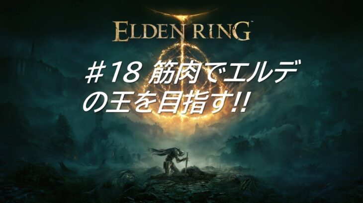 #018【ELDEN RING】筋肉でエルデの王になる！！【ゲーム実況/もんち】【ネタバレ注意】