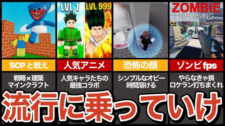 【ロブロックス】絶対にやるべき！人気急上昇中の注目ゲーム8選【ROBLOX】