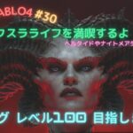【DIABLO4】ディアブロ４ ヘルタイド、ナイトメアダンジョンを攻略😊 初見ゲームプレイ  #30