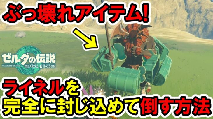 【ティアキン】ぶっ壊れ裏技！最強ライネルを完全に封じ込めて倒す方法【ゼルダの伝説】