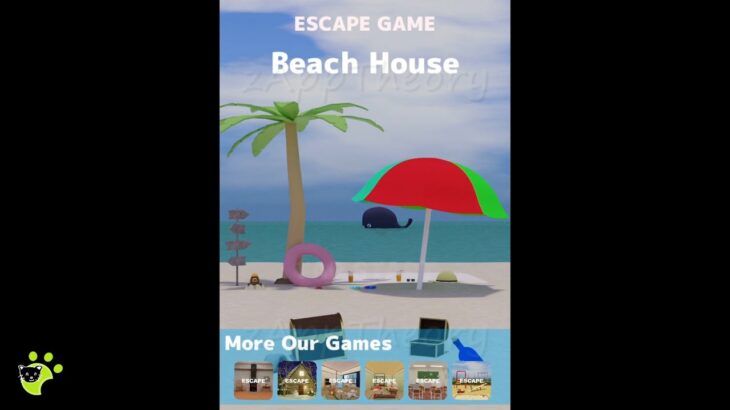 Beach House Escape Walkthrough 脱出ゲーム 攻略 (Keisuke Watanabe)