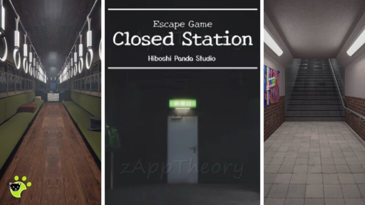 廃地下鉄からの脱出 Closed Station Escape Walkthrough 脱出ゲーム 攻略 (Hiboshi Panda Studio CooperLand)