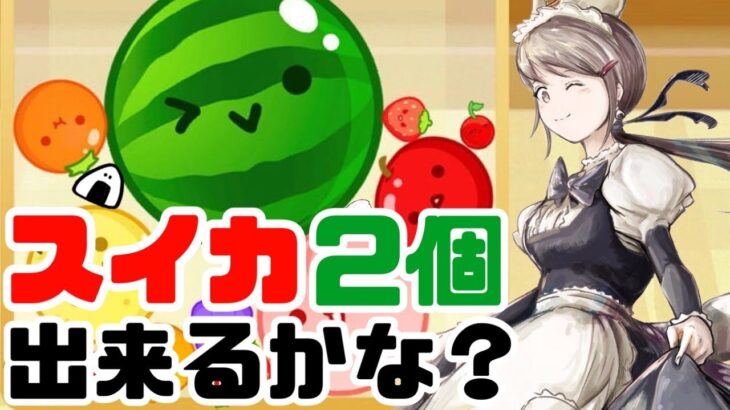 寝ると見せかけてスイカ2個狙う その⑤【スイカゲーム】実況LIVE/switch