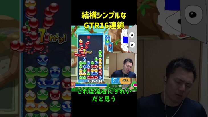 【とこぷよ】結構シンプルなGTR16連鎖【ぷよぷよeスポーツ】#Shorts