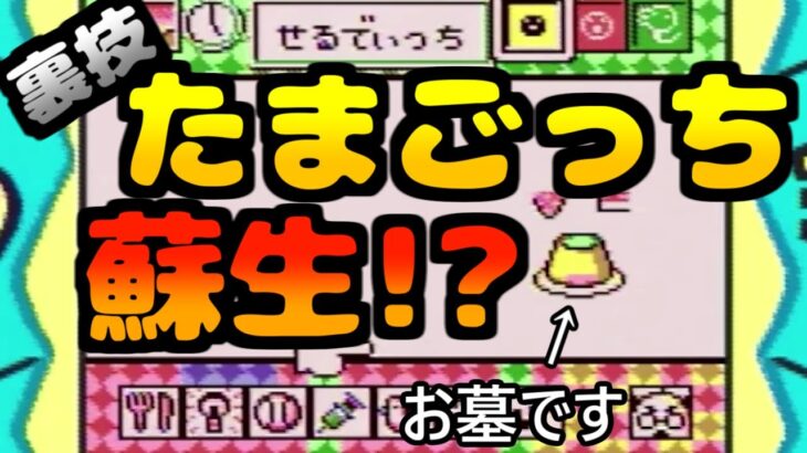 (裏技)ゲームで発見!! たまごっち 蘇生