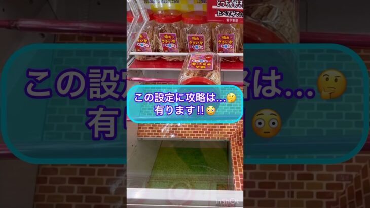 【クレーンゲーム】この設定に攻略は…有ります‼︎ 楽市楽座でおつまみ駄菓子に挑戦‼︎