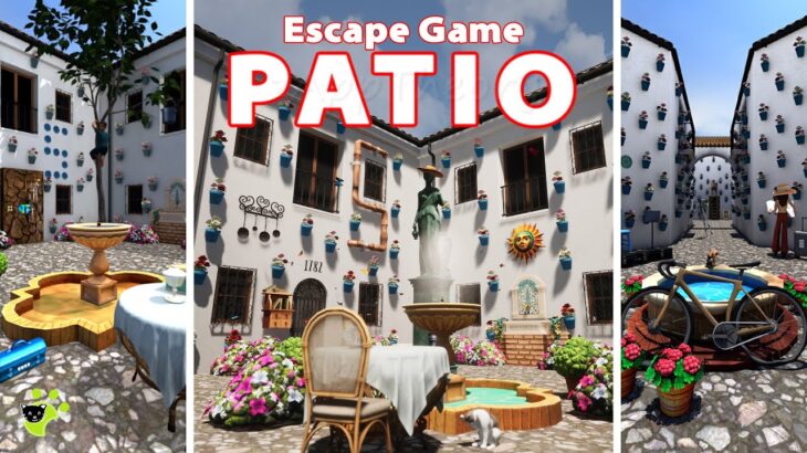 Patio Escape Full Walkthrough パティオ 脱出ゲーム 攻略 (Jammsworks)