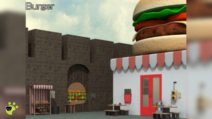 Burger EXiTS Full Walkthrough 脱出ゲーム 攻略 (Nakayubi)