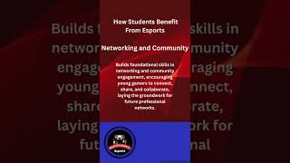 How students benefit from #esports # 9