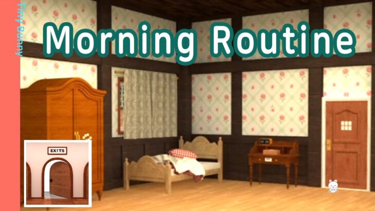 EXiTS Room Escape Game Morning Routine Walkthrough (NAKAYUBI) | 脱出ゲーム 攻略