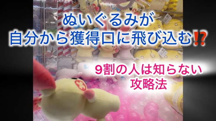 【攻略】今日から使えるぬいぐるみ獲得のコツ #クレーンゲーム攻略 #クレーンゲーム #ゲームセンター