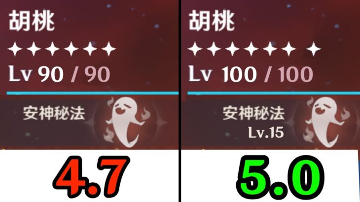 最新情報！バージョン5.0ではレベル上限100、天賦レベル15！しかし問題点がある【原神/げんしん】