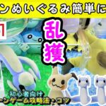 【クレーンゲーム攻略法】ポケモンぬいぐるみ簡単にとれすぎて乱獲してみた😀 #740 #ミミッキュ #ミニリュウ #ナムコ #クレーンゲーム #ラウンドワン #タイトー #gigo #裏技 #確率無視