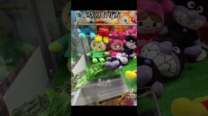 【攻略】草取ってみた #clawmachine #japaneseclawmachine #ufoキャッチャー #クレーンゲーム #日本夾娃娃