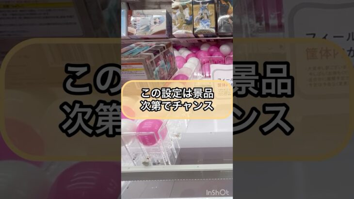 【クレーンゲーム攻略】この設定は…景品次第でチャンス！！