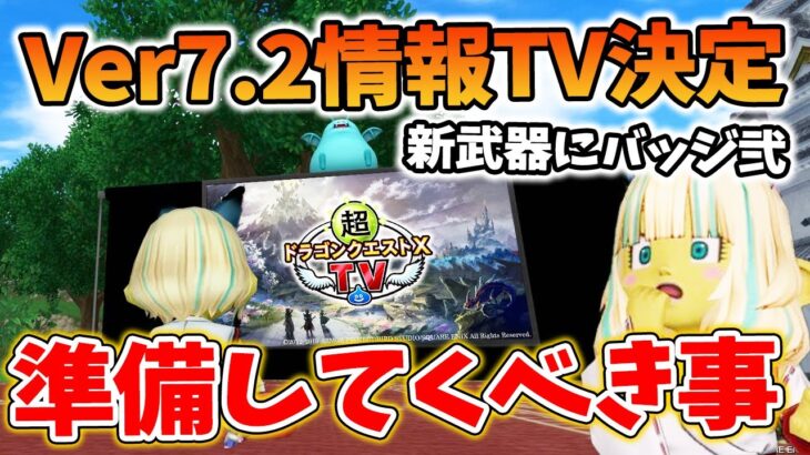 ドラクエ10 Ver7 2の最新情報TVが決定！期間までにやっておいたほうがいいことを解説