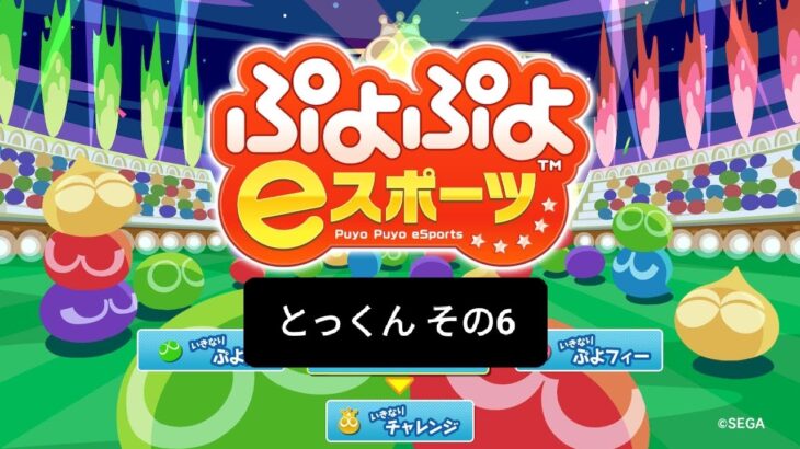 ぷよの日！初見さん大歓迎！ぷよぷよeスポーツ オンライン武者修行その6！！！