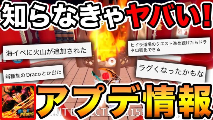 【ブロフルアプデ情報】みんなに聞いた最新情報と本音！ドラゴン道場解説！キツネと大仏が弱体化？ロブロックスのブロックスフルーツ！