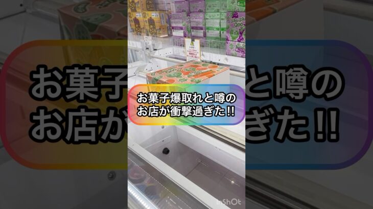 【クレーンゲーム攻略】お菓子が爆取れと噂のお店が衝撃過ぎた！！