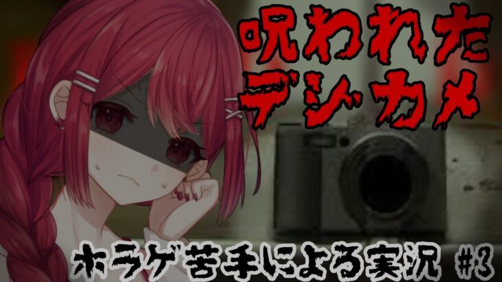 【#呪われたデジカメ／#CursedDigicam】ホラゲ苦手によるゲーム実況 Part.3…👻💦 #愛薔薇りい  #VTuber #完全初見